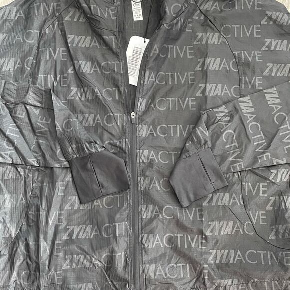 NWT Zyia Active Breeze Jacket in Black - Size: XXL - Picture 8 of 11